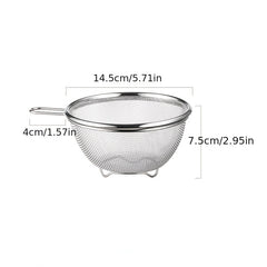 Stainless Steel Baking Basin Fruit Drainer For Kitchen