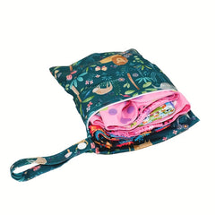 EezKoala 2pcs Baby Diaper Bag WetBags Zipper Waterproof Nappy Handbag