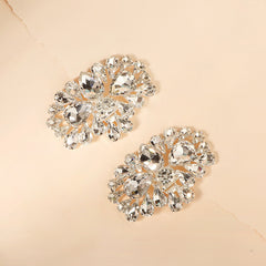 Rhinestone Shoe Clips DIY Floral Shoe Buckle Wedding Party