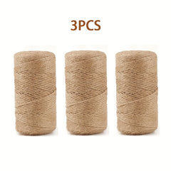 3pcs 12mm 50m Party Decoration Hemp Rope DIY Handicraft Special Hemp Rope