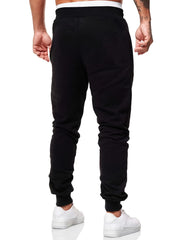 Men's Graphic Print Drawstring Sweatpants With Pockets