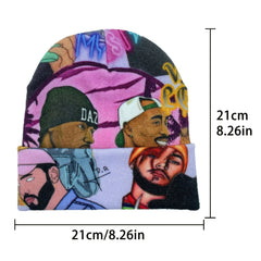 Outdoor Fashionable Hip Hop Knitted Hat Windproof Warm Hat