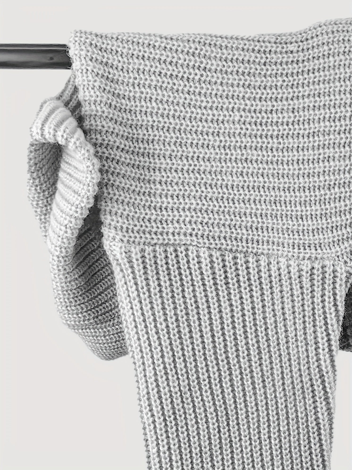 Casual Sweater Women's High Neck Jumper