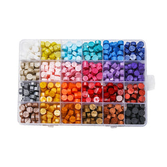 Sealing Wax Beads Set for Wax Seal Stamp 24 Colors