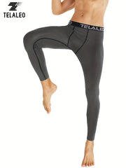 TELALEO Men's Skinny Fitness Sports Tights Compression