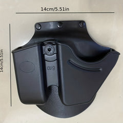 Quick Release Cuff Case Handcuff Holder with Magazine Pouch