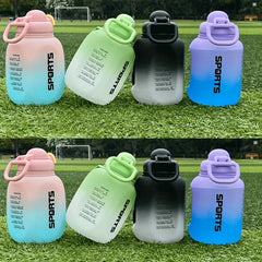 1600ml Large Capacity Bucket Bottle Portable Water Cup For Outdoor Sports