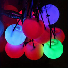2pcs LED Swing Balls Changing Lights Juggling Toy Fitness Novelty Fun