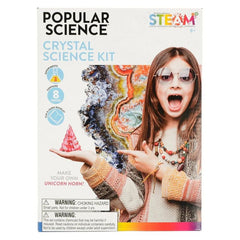 Science Crystal Kit 3 Experiments Age 8