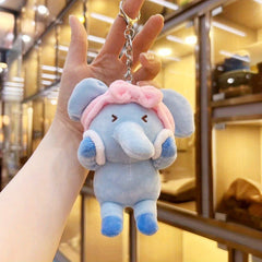 Plush Pig Cat Claw Doll Keychain Pendant Toy Gift