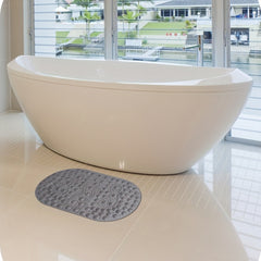 Leaf Pattern Bath Rug Memory Foam Absorbent Bath Mat
