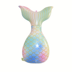 2pcs Fish Tail Shell Aluminum Film Balloon Summer Party Decoration Background