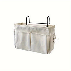 Canvas Bedside Storage Hanging Bag - Cotton Linen Fabric Home Decor Gift