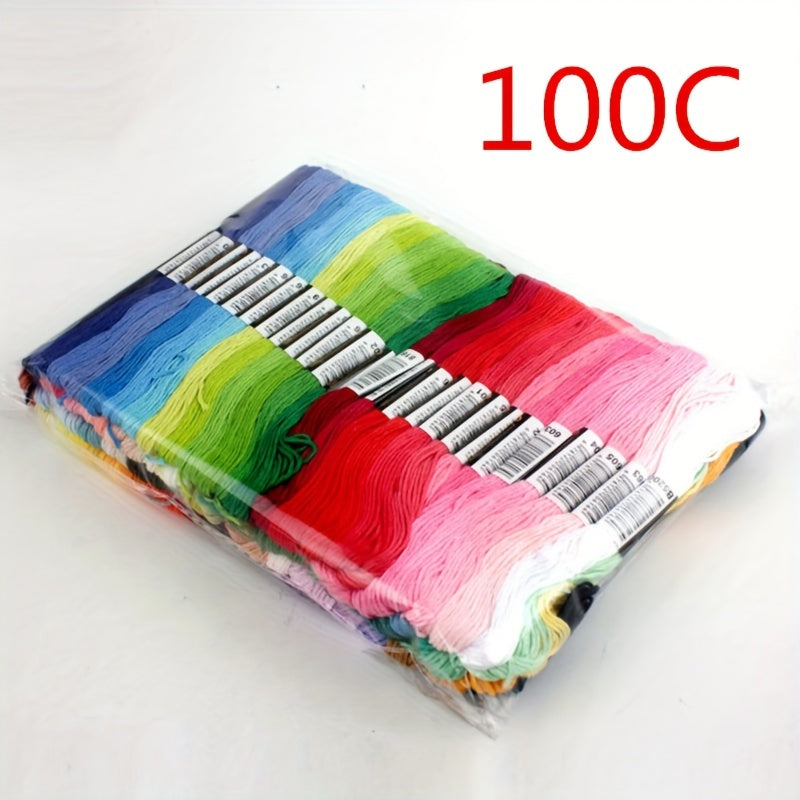 250pcs Embroidery Thread Cross Stitch Sewing Skeins Embroidery Floss Kit