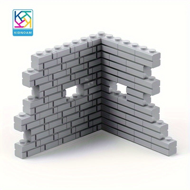 KIDNOAM Mixed ABS Building Blocks 1x2 Studless Interlocking Bricks Bulk Set