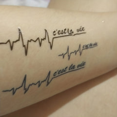 Small Fresh English Letter Waterproof Tattoo Stickers