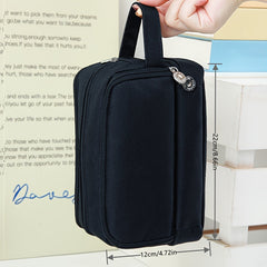 Large Pencil Case Stationery Bag Handheld Box Makeup Bag Portable