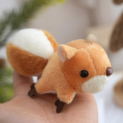 Set of 4 Cute Squirrel Stuffed Toys