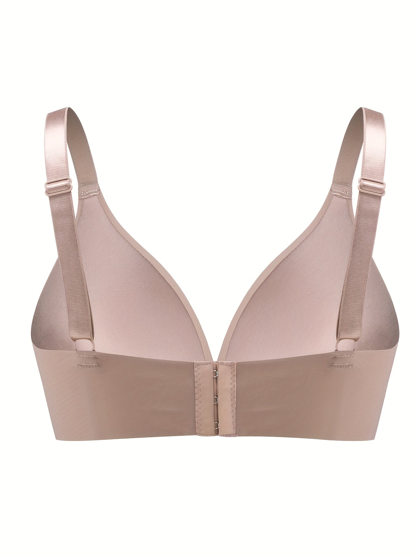 3 Pack Plus Size Bra Set Full Cover Comfort T shirt Bralette 3pcs Set