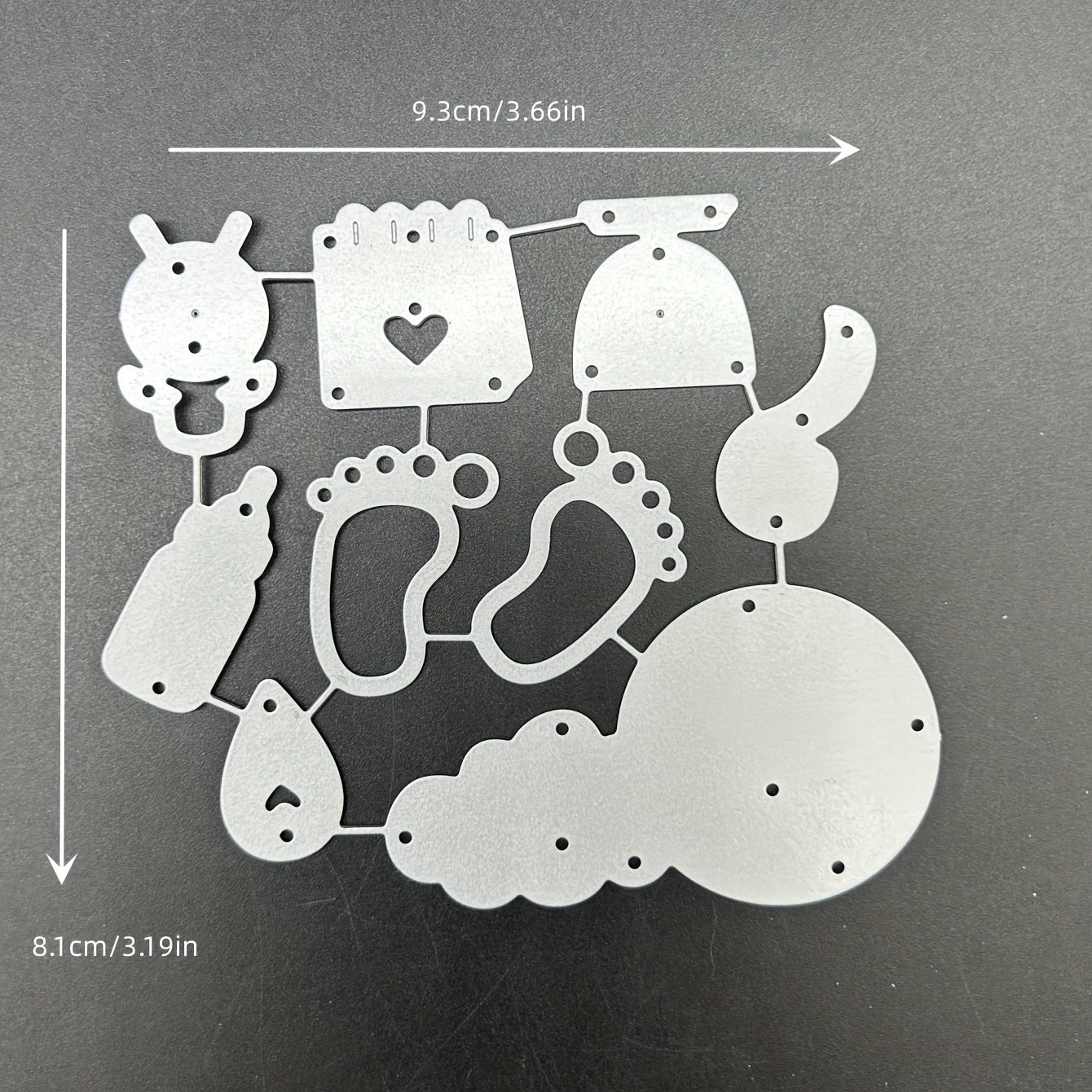 Children's Toy Mold DIY Metal Embossing Scrapbooking Cutting Mold