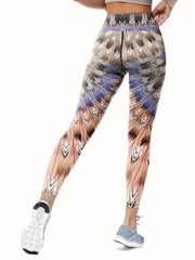 Printed Yoga Pants High Waist Fitness Leggings