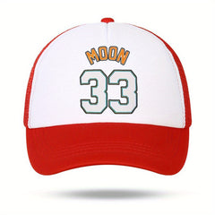 Unisex Moon Print Baseball Cap Sunshade Adjustable Outdoor Sport Hat