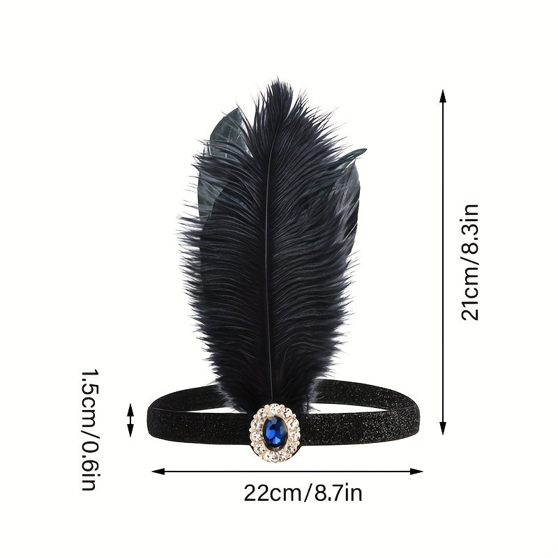 Feather Headband Female Halloween Party Hair Accessory