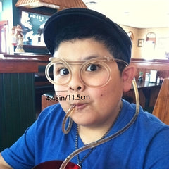 Funny Flexible Drinking Straw Glasses for Kids Birthday Party