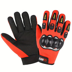 Touchscreen Full Finger Motorcycle Gloves for Outdoor Sports