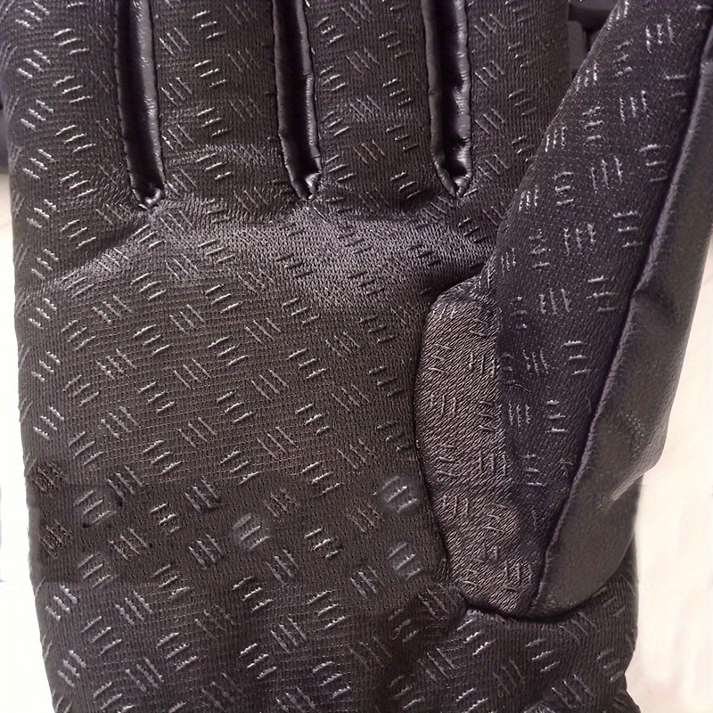 Warm Cycling Gloves Windproof Ski Gloves Waterproof Anti Slip Gloves