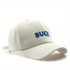Buck Embroidered Denim Baseball Cap