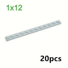 20pcs Thin Classic Bricks Plate 1 X 12 Dot Building Blocks MOC Educa