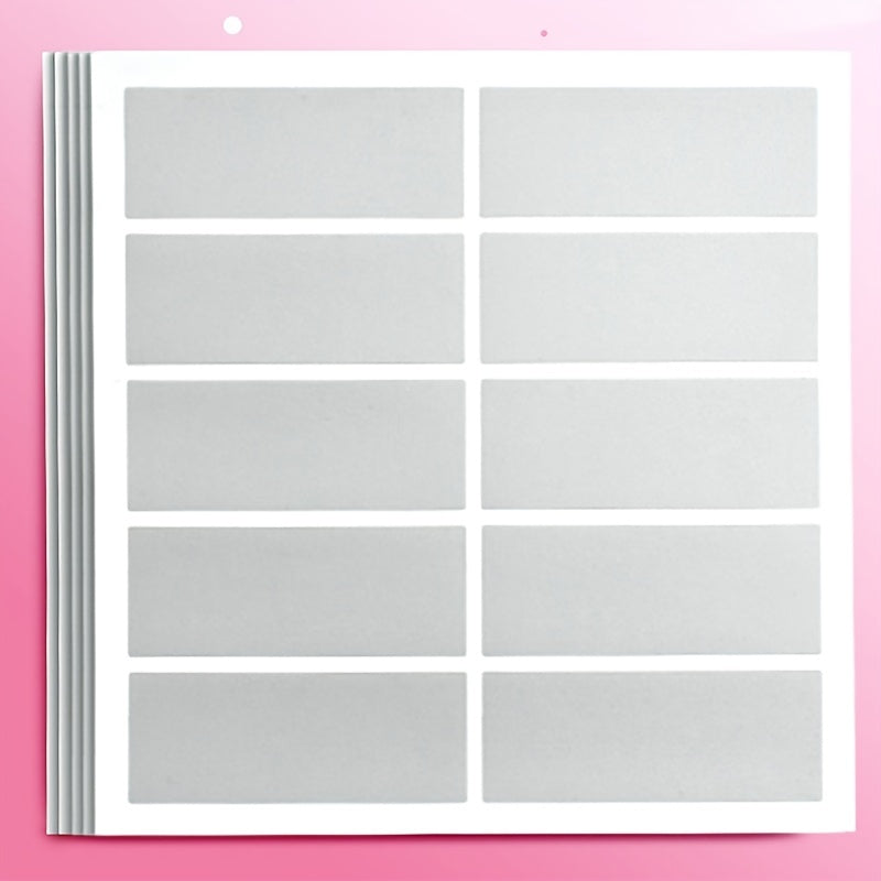 5pcs Scratch Card Stickers DIY Small Cards Self Adhesive Labels
