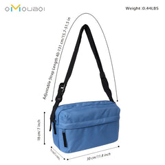 OMOUBOI Small Lightweight Crossbody Sling Bag for Travel Running Hiking