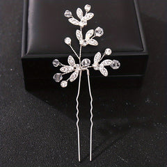Rhinestone U-Shaped Hair Pins for Bride