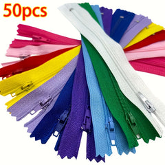 Random No 3 Zipper For Clothes Jeans Sewing Crafts Tailor Nylon Loop Zipper
