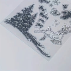 Christmas Series Transparent Stamp for DIY Scrapbook Decoration