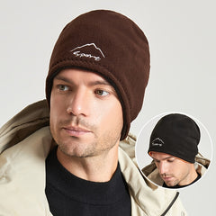 Men's Fleece Double Sided Ski Hat - 6 Colors