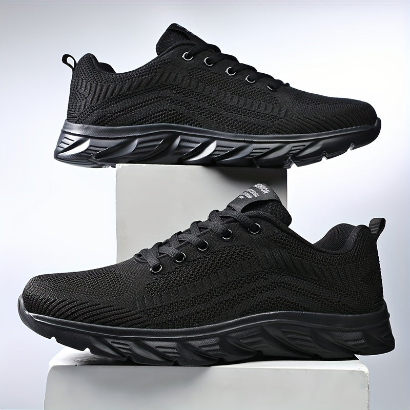 Men's Running Shoes Lace up Sneakers Athletic Shoes