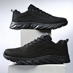 Men's Lightweight Knitted Casual Shoes Breathable Non Slip Sneakers