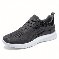 Thick Sole Mesh Running Shoes Lightweight Breathable Non Slip Casual Wear
