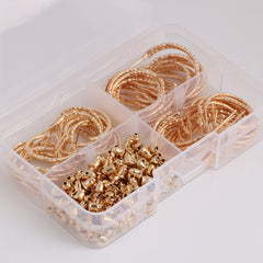 36pairs Gothic Gypsophila Pattern Stud Earrings Set