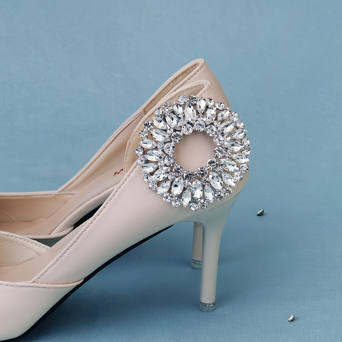 Crystal Shoe Clips Rhinestone Shoe Buckles DIY Wedding Party Decoration