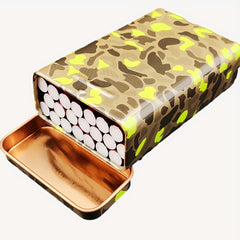 Square Iron Cigarette Box 20 Pack Clip For Men