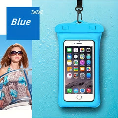 2pcs Floating Waterproof Cell Phone Pouch Neck Lanyard for Underwater Activities