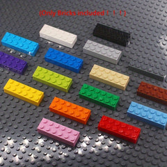 12pcs Building Block 2X6 Character Christmas Architectural Scenery DIY Toys