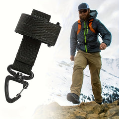 3pcs Nylon Webbing Buckle Sports Gloves Holder