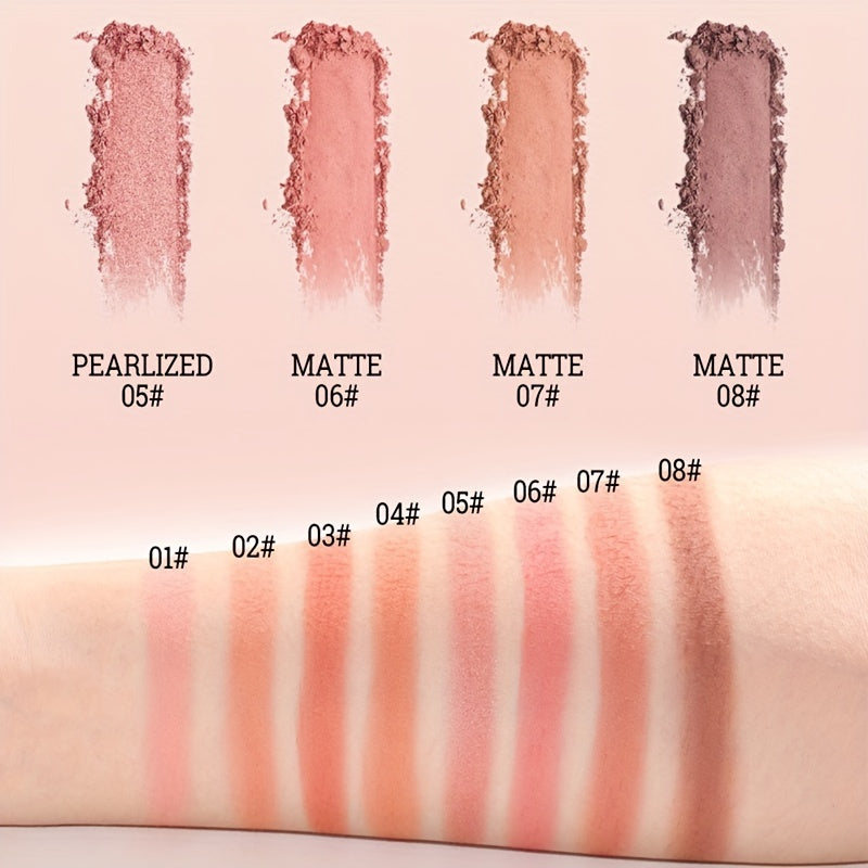 Matte 8 Blush Palette Sweatproof Long-lasting Makeup