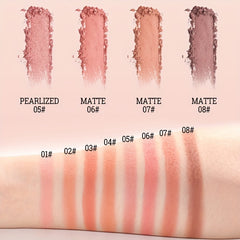 Matte 8 Blush Palette Sweatproof Long-lasting Makeup