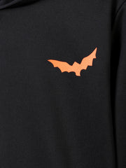 Boy's Bat Pattern 2pcs Hoodie & Sweatpants Set